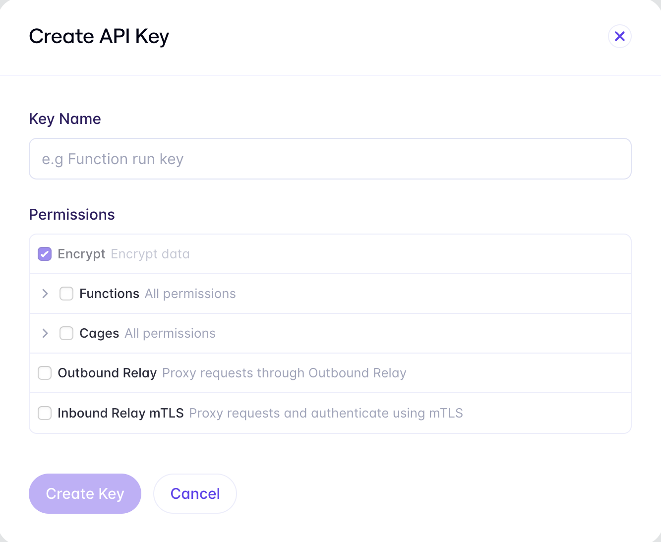 Create an API Key